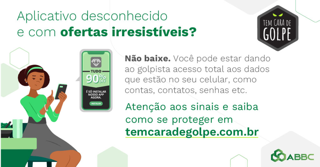 Golpes por falta de segurança no dispositivo móvel