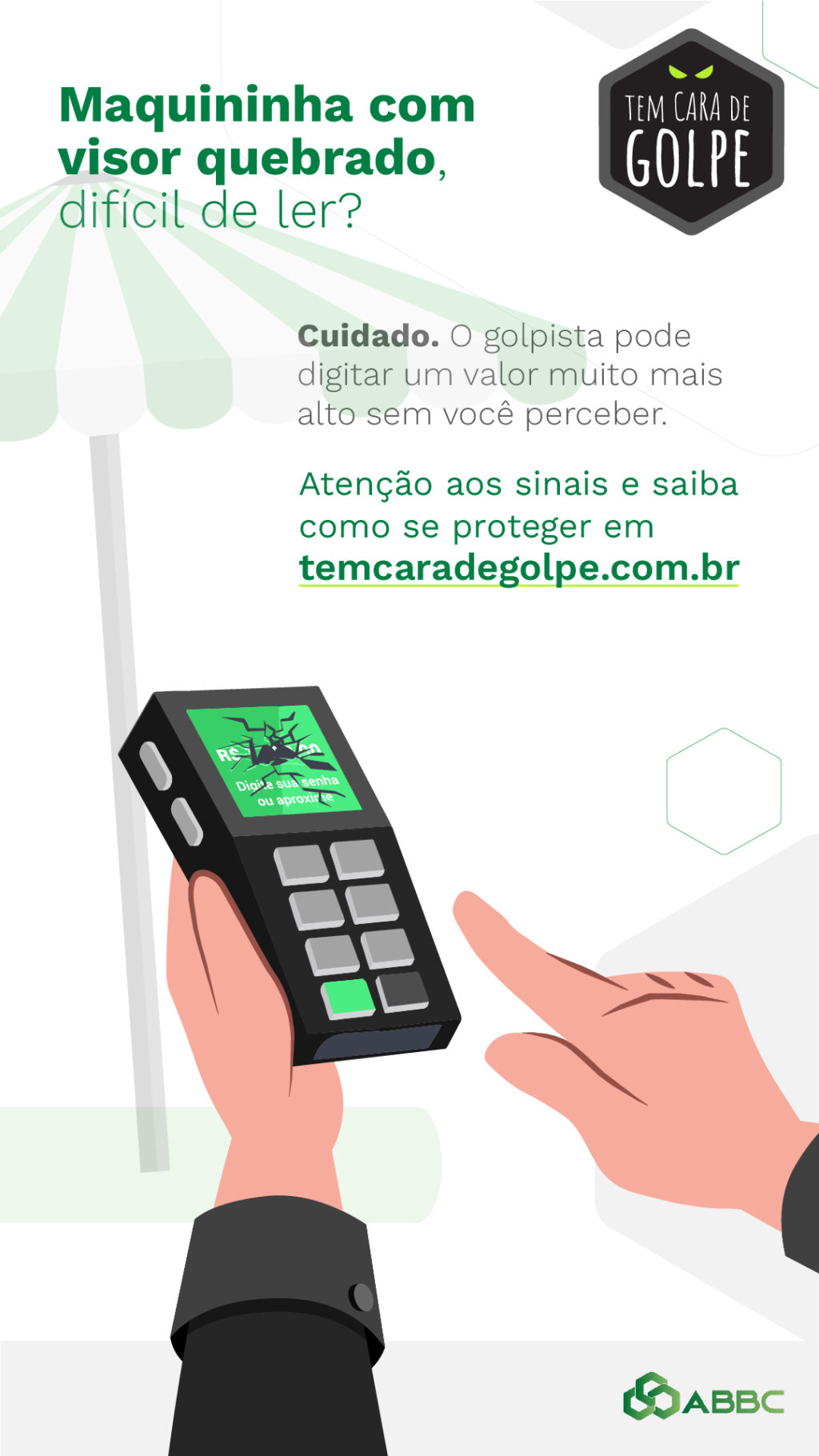 golpe com cartões