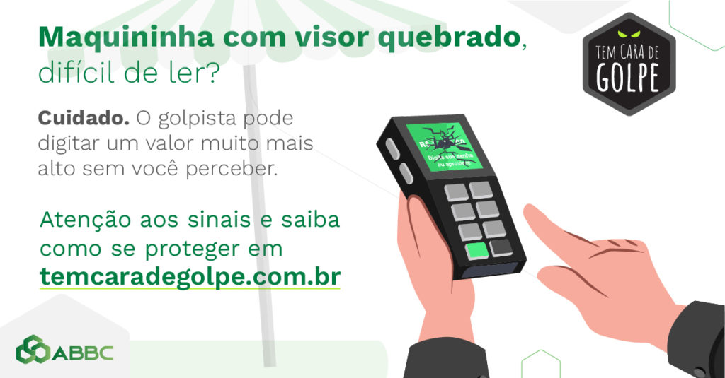 golpe com cartões