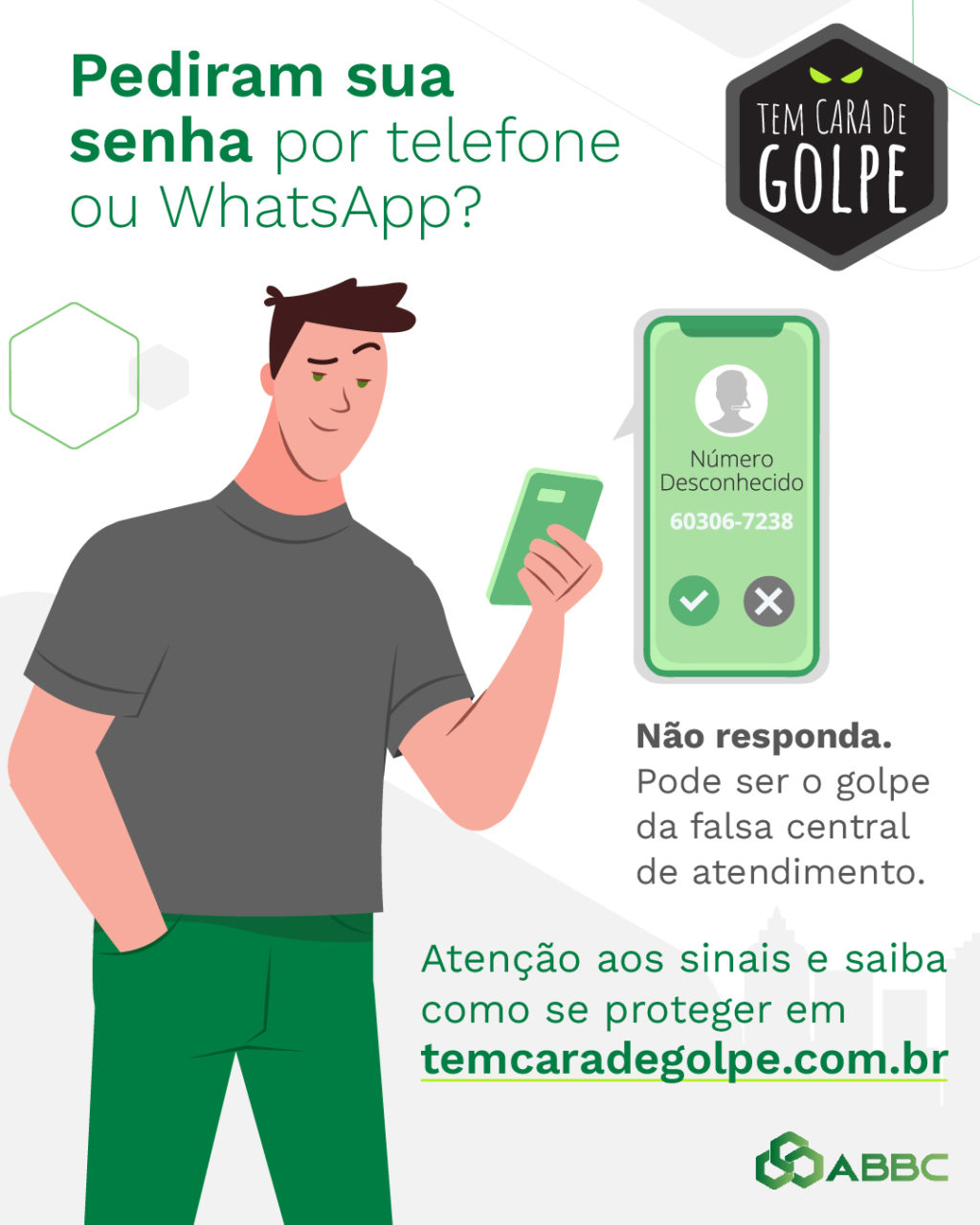 Golpe da falsa central de atendimento