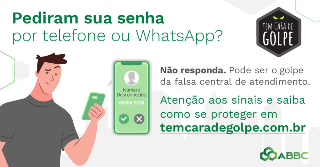 Golpe da falsa central de atendimento