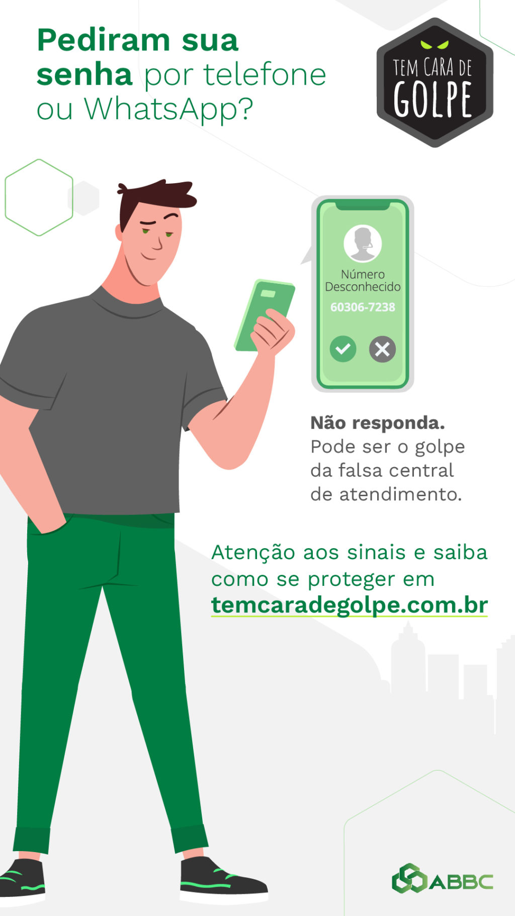 Golpe da falsa central de atendimento