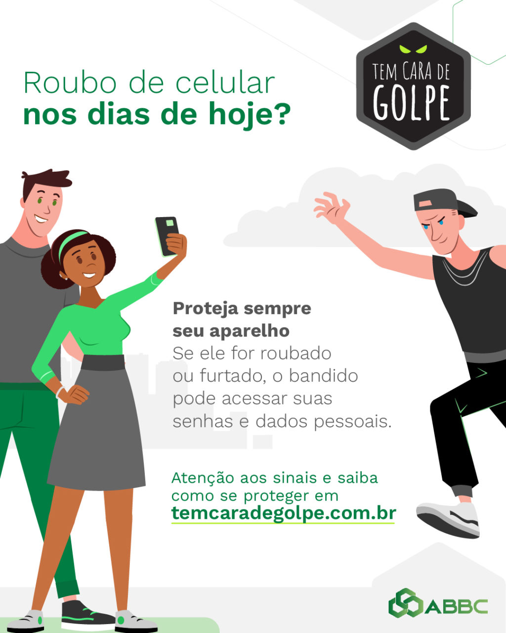 Roubo de celular nos dias de hoje? Tem cara de golpe