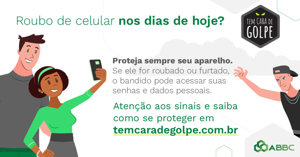 Roubo de celular nos dias de hoje? Tem cara de golpe
