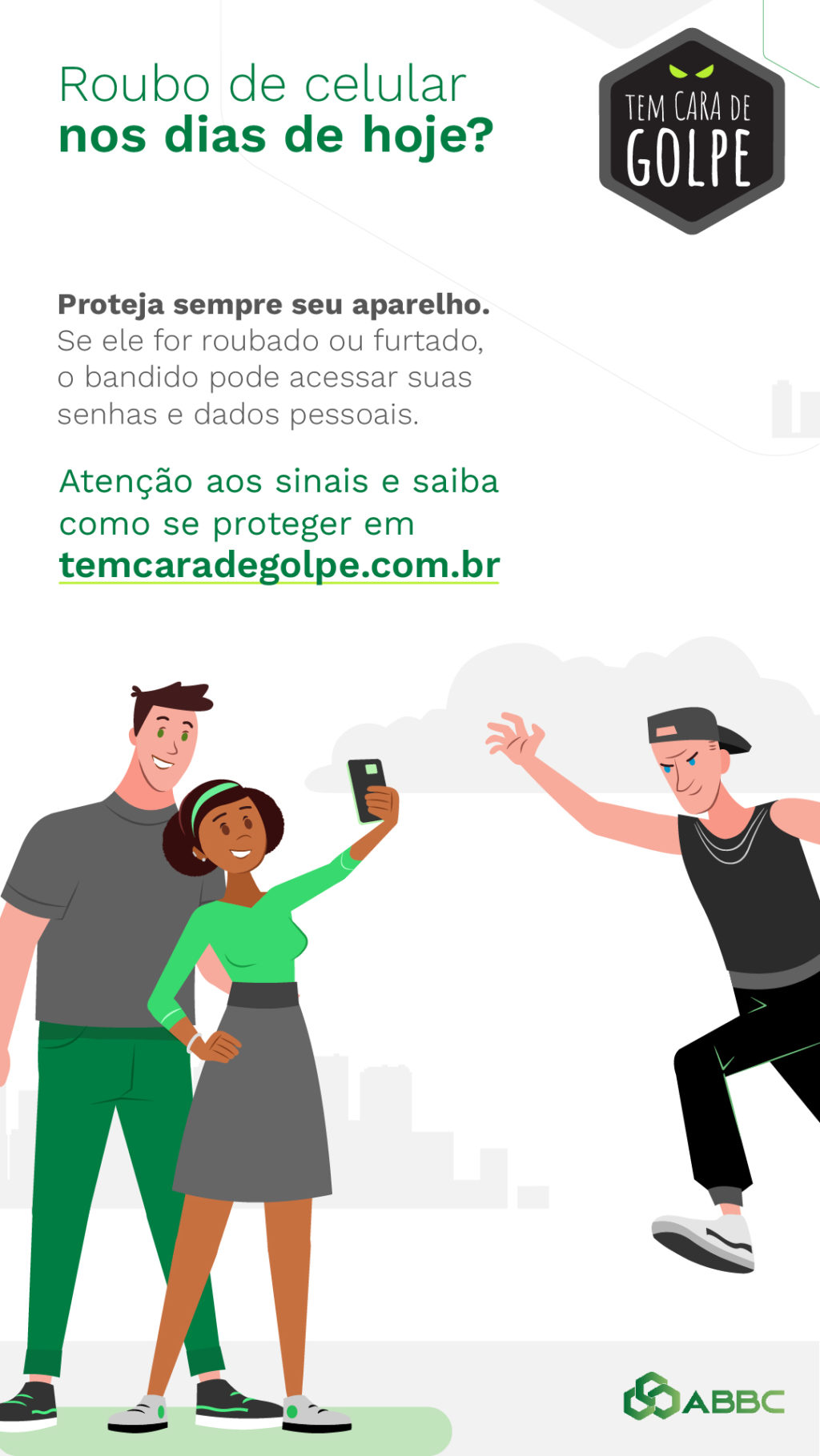 Roubo de celular nos dias de hoje? Tem cara de golpe